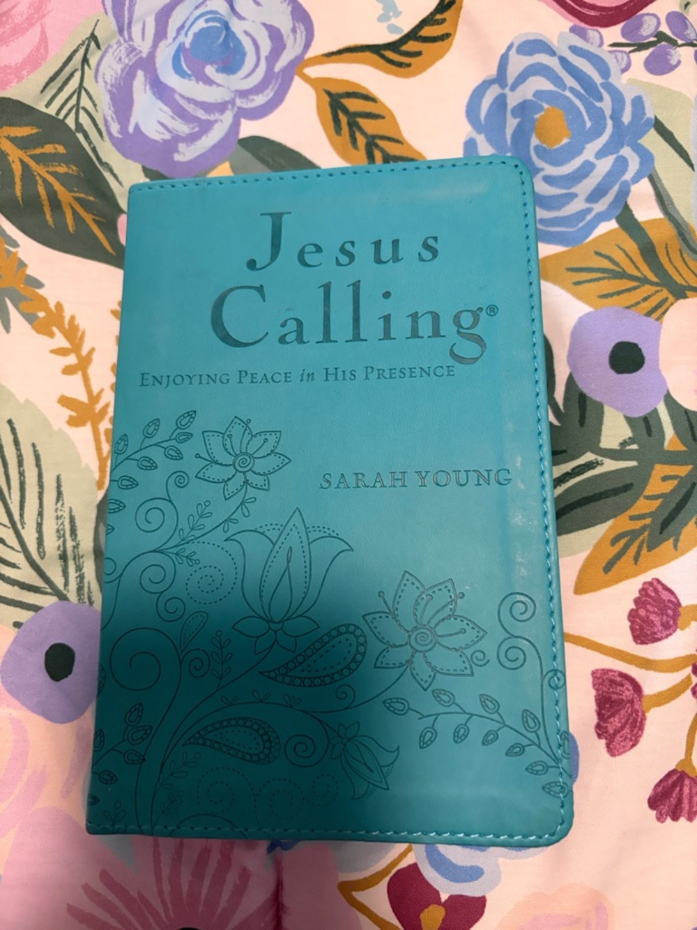 Jesus Calling by Sarah Young - Teal Devotional Book